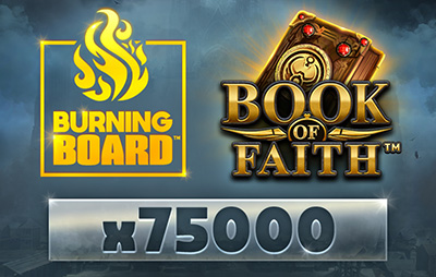 Book of Faith Burning Board