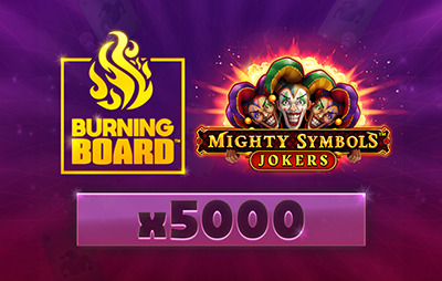 Mighty Symbols: Jokers Burning Board
